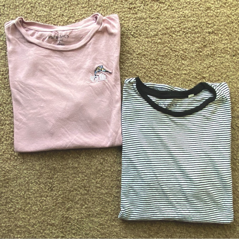 PacSun Basics Short Sleeve Tee Shirt 2 Pack